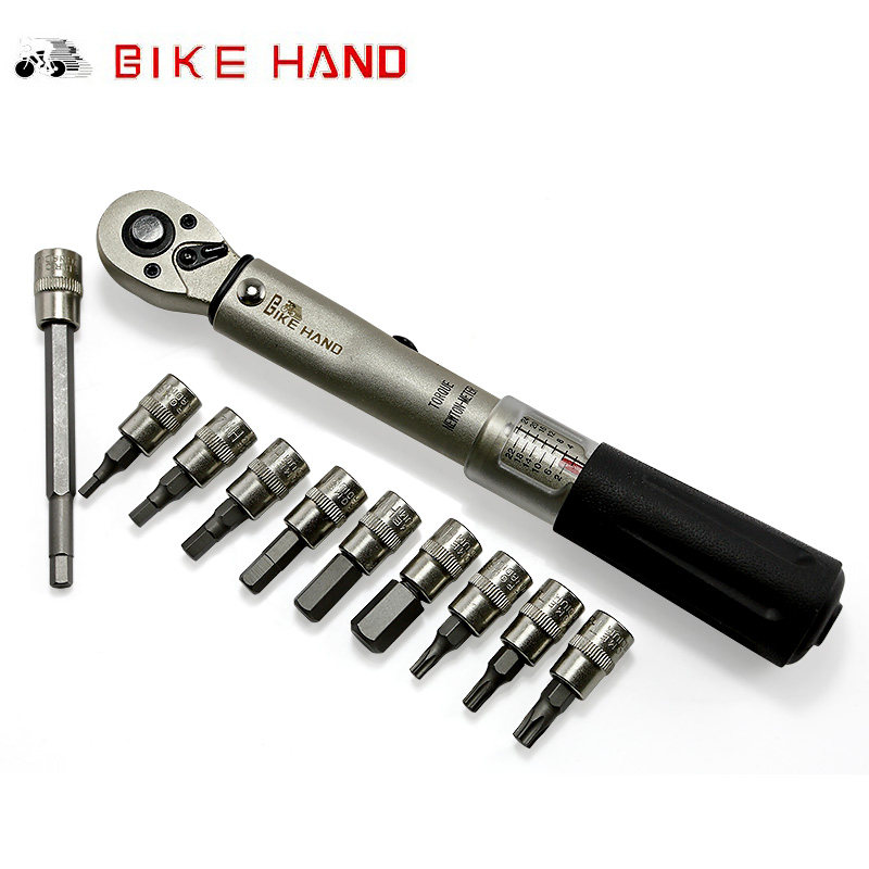 대만 BIKEHAN 산악 도로 탄소 섬유 자전거 도구 육각형 TORX 사전 설정 토크 렌치
