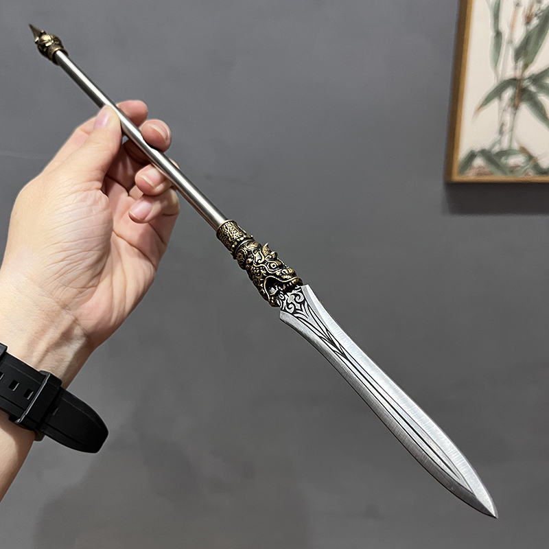 高锰钢户外小兵器多功能茶桌摆件