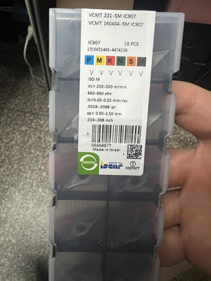 伊斯卡 ISCAR数控刀片VCMT160404-SM IC907 VCMT331-SM IC907