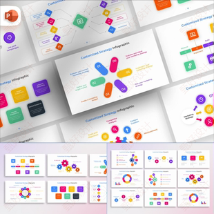 ppt模板工作项目流程总结战略管理品牌营销业务投资教育推广760