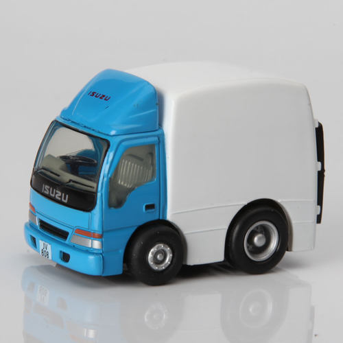 BEST CHOOSE 1/76香港Q版小货车ISUZU 五十铃合金模型蓝白色