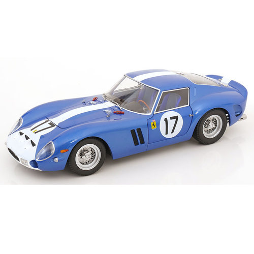 KK 1/12 法拉利 Ferrari 250 GTO 47号1962 蓝色17号合金汽车模型