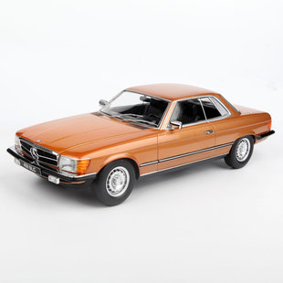KK 1/18 奔驰 Mercedes 450 SLC 1973 金色 合金汽车模型不可开门