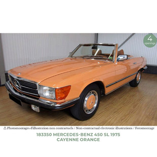 NOREV 1/18 Mercedes-Benz 450 SL 1975 Cayenne 合金汽车模型