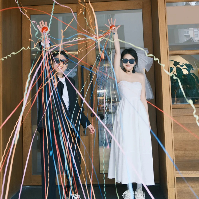 订婚手抛彩带【小红薯热门】