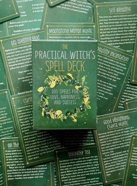 the Practical Witch's Spell Deck 实用见习女wu神谕卡桌游卡牌