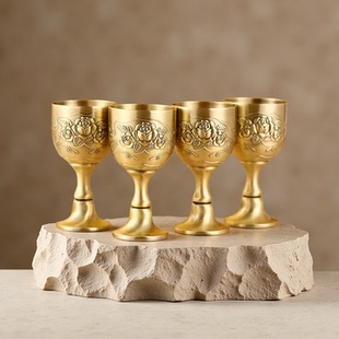 风火水土塔罗桌面周边 摆件套装 塔罗牌铜杯四元 素开牌道具牌灵仪式