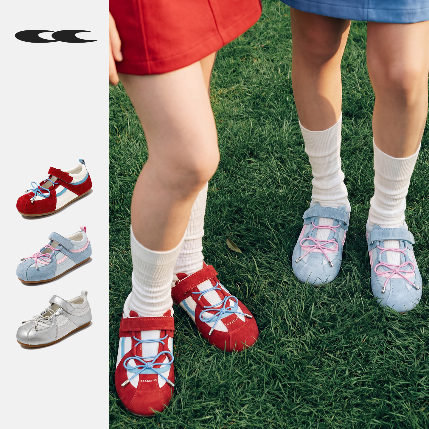 彩虹熊玛丽珍鞋女童巨好看的鞋子图片