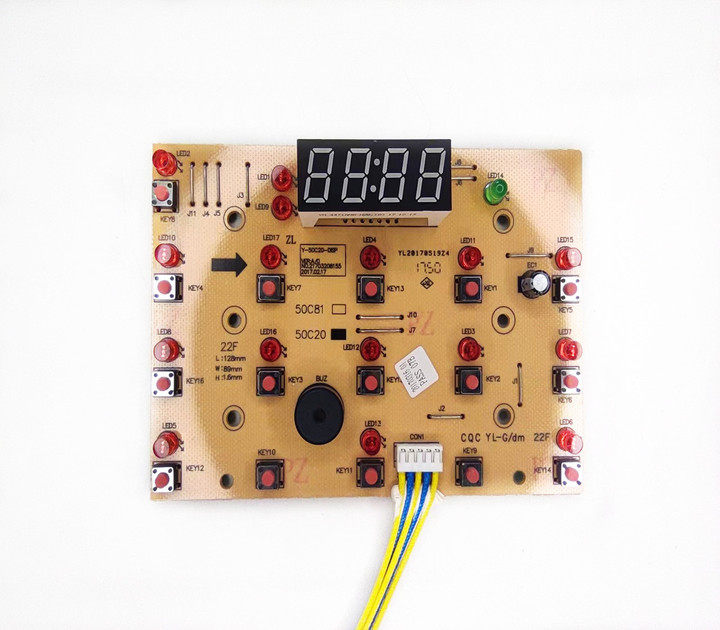 适用九阳电压力锅配件Y-50C20-DISP显示板控制板按键板