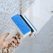 日本卫生间墙面清洁刷浴室瓷砖刷子台面擦窗户玻璃镜子神器刮水器