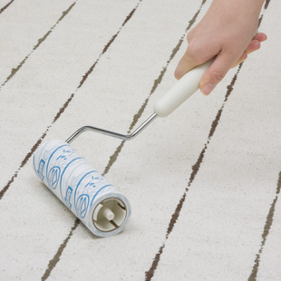 日本LEC被单滚筒刷除尘器头发粘刷地毯猫毛清洁拖把替换装粘毛器