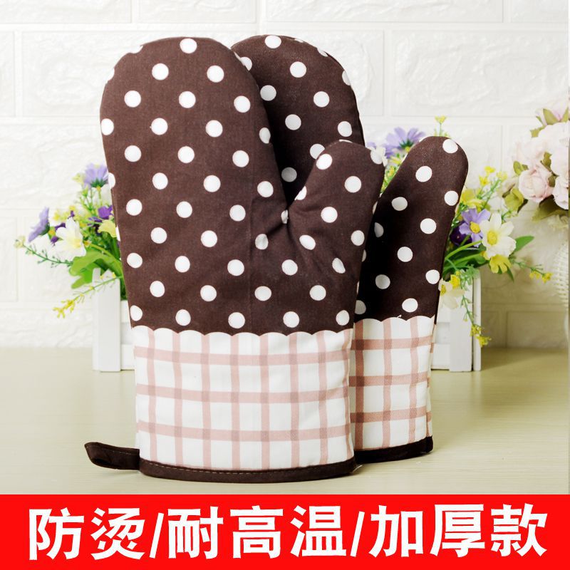 做飯不烤箱手套燒烤結實烹飪防燙安全加長雙層軟面包度五指小百貨