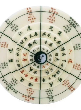 小六任盘五层转动中式小巧罗盘