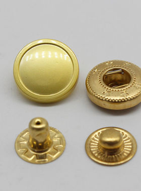 新款特价金属制服钮扣西服衬衫纽扣常服外套金黄色扣子按扣 包邮