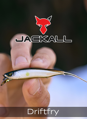 JACKALL24款超逼真路亚软鱼假饵Jackall-DRIFTFRY3/4寸火巴斯托