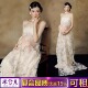 3626孕妇拍照服装 复古油画风蕾丝花朵礼服裙大肚照写真出租 新中式