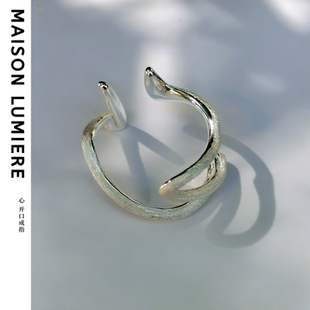 美颂之光MaisonLumiere 妙笔生花颜真卿心开口戒指 李云霄同款