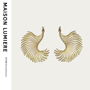 美颂之光MAISON LUMIERE 外骨骼触须耳环 轻盈 陈妍希姚安娜同款