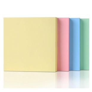 得力71备51无品牌 25151彩色事贴四色便利贴N次贴记牛皮纸 21550