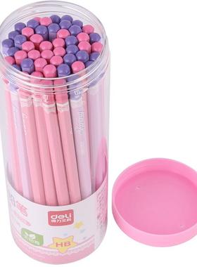 满25包 得力S928六角铅笔无品牌/H/2写B小B学生书铅笔 邮50支桶装