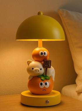 番猪IIK台灯品夜饰灯床头灯新婚婚订礼婚的朋友毕业礼茄物生日礼