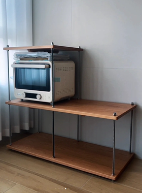 置物架落地多层收纳架子简易书架铁艺客厅储物架展示货架家用