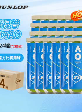 DUNLOP邓禄普比赛网球AO澳网公开赛官方用球ATP铁罐比赛球训练球