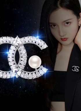 高级感轻奢气质西服胸花名媛风胸针西装大衣外套别针时尚高级配饰