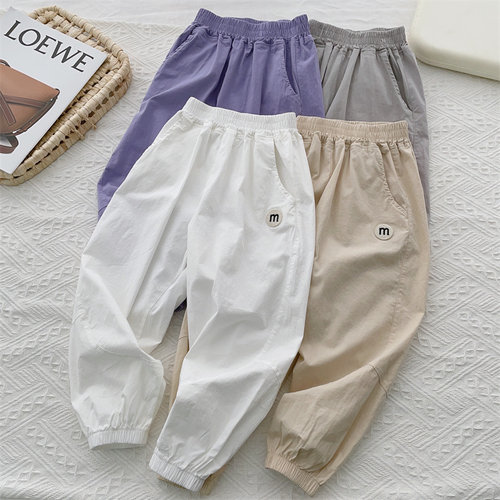 儿童薄款防蚊裤男女童裤子夏装