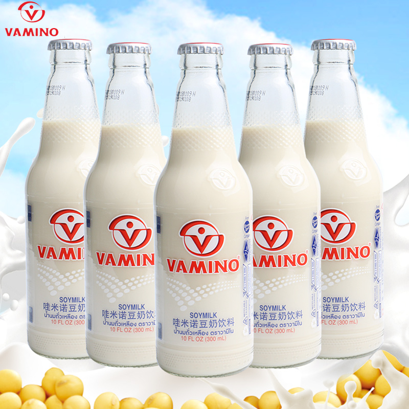 Ì©¹ú½ø¿Ú¶¹ÄÌVaminoÍÛÃ×ŵ Ôζ¶¹ÄÌÓªÑøÔç²ÍÄÌ300ml*5Æ¿×éºÏÒûÁÏ