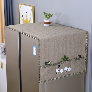 冰箱防尘布遮盖防灰尘防尘罩顶盖布2026新款单双开门冰柜遮尘盖巾