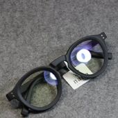 日系潮品男女士vintage圆形框眼镜复古时尚 防蓝光辐射平光镜 个性