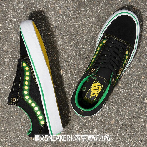 啊文VANS x SHAKE JUNT联名OLD SKOOL低帮男女板鞋VN0A45JC0V4