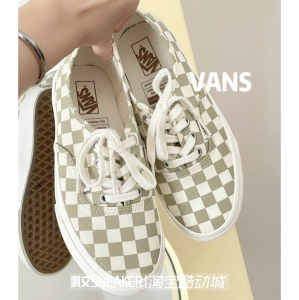 vans棋盘格低帮帆布板鞋