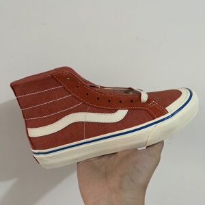 vans橘色男女板鞋青年街头运动