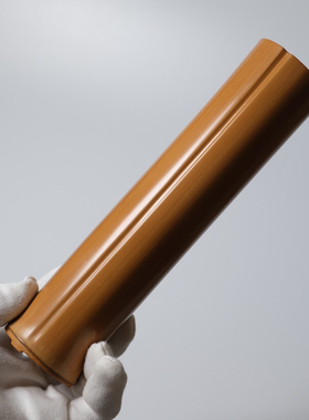 山宁竹舍 清水竹器 清字落款件 精品玉竹花插竹筒文房摆件