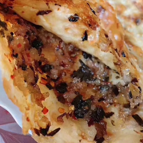 梅干菜饼烧饼鲜肉薄饼