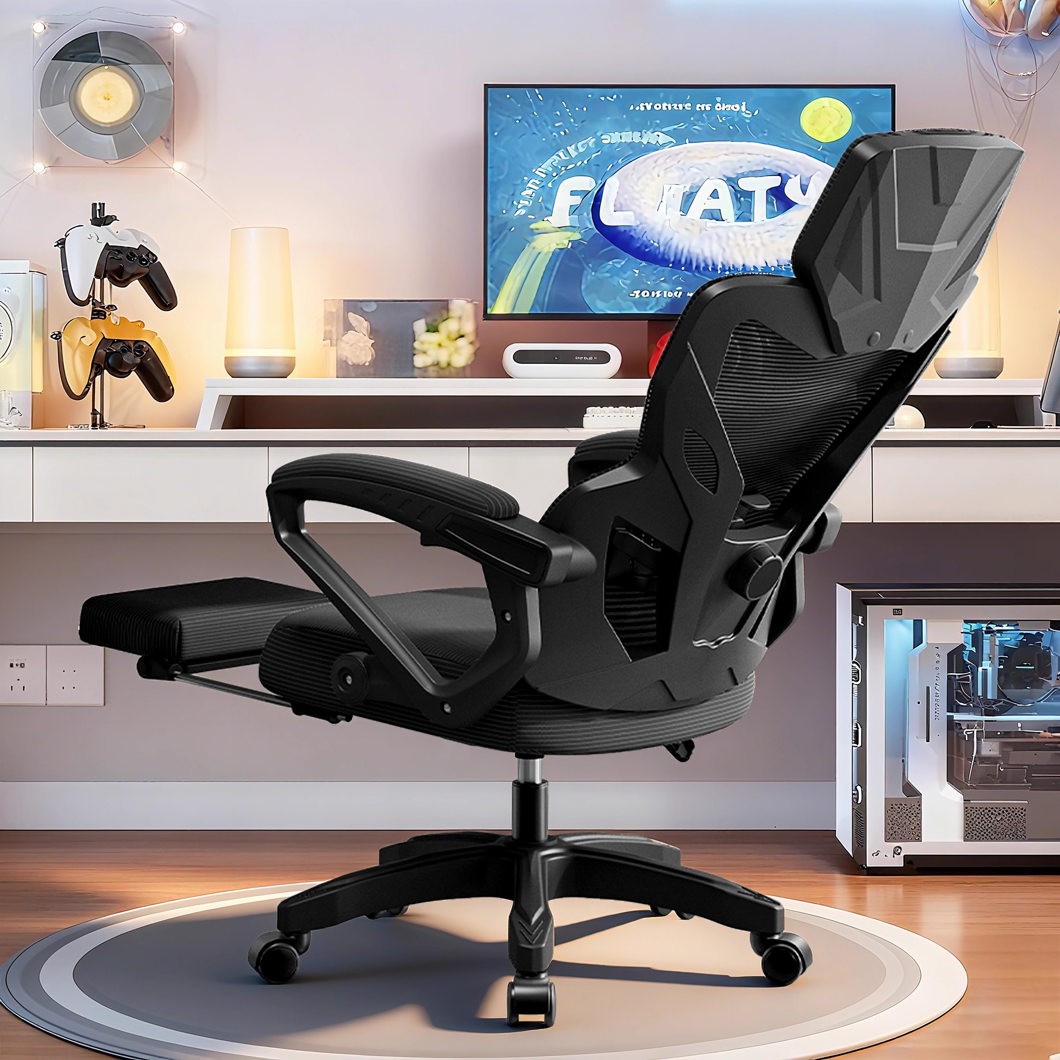 【四项护腰】电竞椅子久坐打游戏