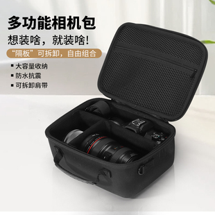 单反相机包适用于佳能尼康微单摄影包富士松下收纳包防水多功能单肩相机背包