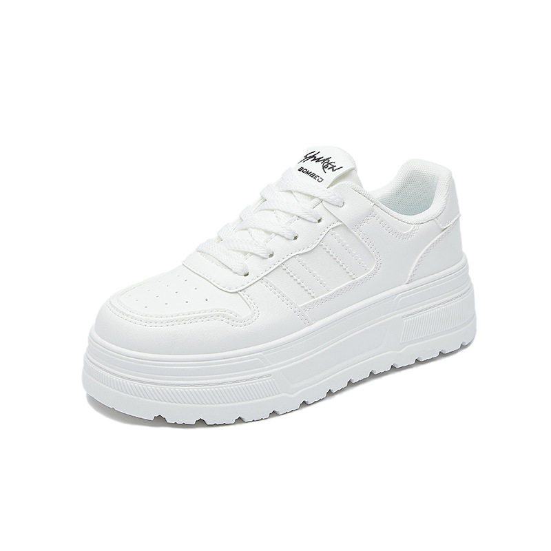 2026春季小白鞋新款韩版ins女学生厚底增高运动板鞋休闲街拍,女鞋,时尚休闲鞋,淘宝优惠券,粉丝福利购,淘宝优惠卷