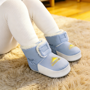 小月龄宝宝棉鞋 婴幼儿鞋 学步鞋 子6到12个月外出鞋 防滑 子婴儿鞋