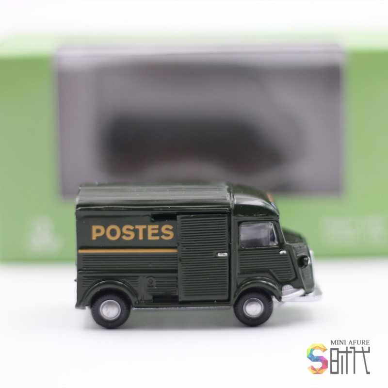 迷你 绿色邮政车 1/87 brekina mini austin countryman