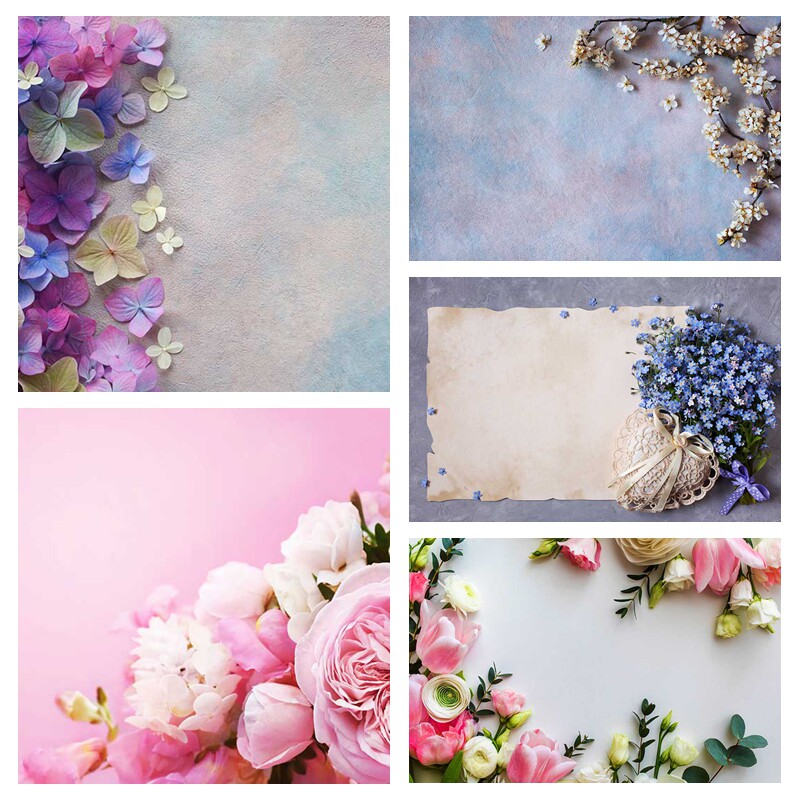 仿真立体鲜花美甲美食拍照背景布