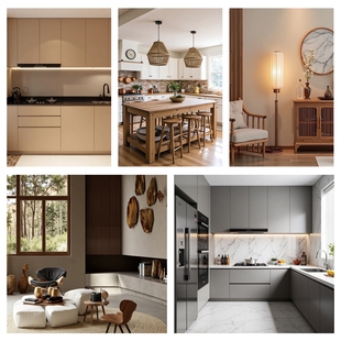 厨房直播背景布主播带货厨具美食直播间造景墙上挂布3D立体新款