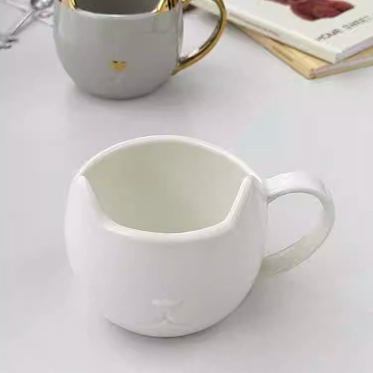 创意陶瓷马克杯ins风猫咪耳朵水杯子办公室喝水杯早餐牛奶咖啡杯,餐饮具,马克杯,淘宝优惠券,粉丝福利购,淘宝优惠卷