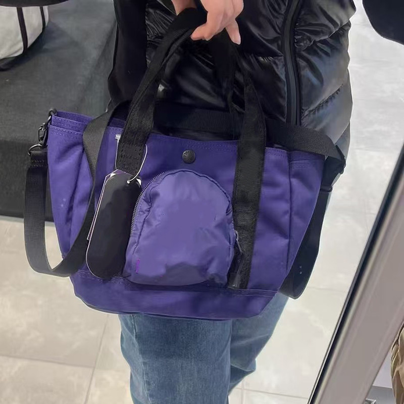 日系大容量尼龙可拆带多功能单肩包斜挎手提包