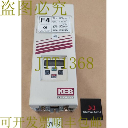 原装供应KEB Combivert 07.F4.SOC-BM00 VFD 200-264V 1.6kvA 1Hp