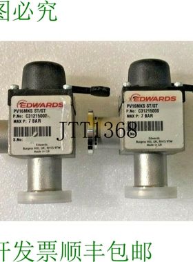 原装供应? 2 件 Edwards PV16MKS ST/ST 手动隔离真空阀。 7 巴