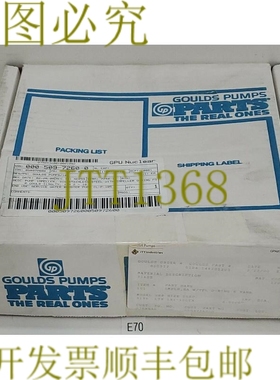 原装供应Goulds 泵 0104-146201203 叶轮 3196LTX 1X2-10 + ！