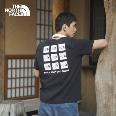 北面情侣T恤棉舒适春夏休闲短袖